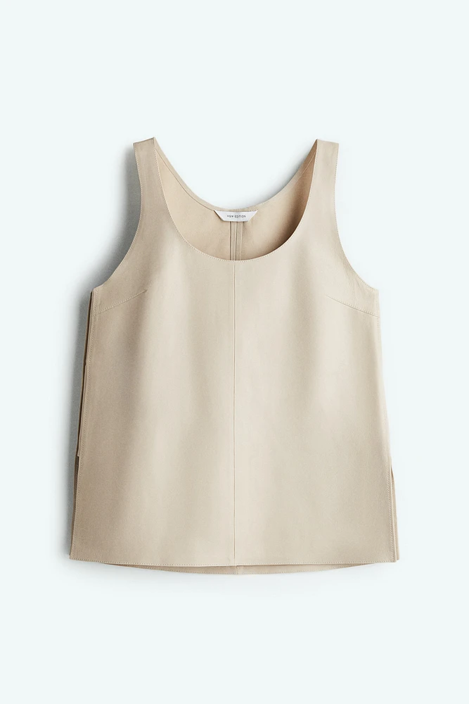 Leather Tank Top