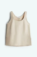 Leather Tank Top