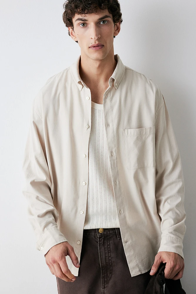 Regular Fit Textured Shirt