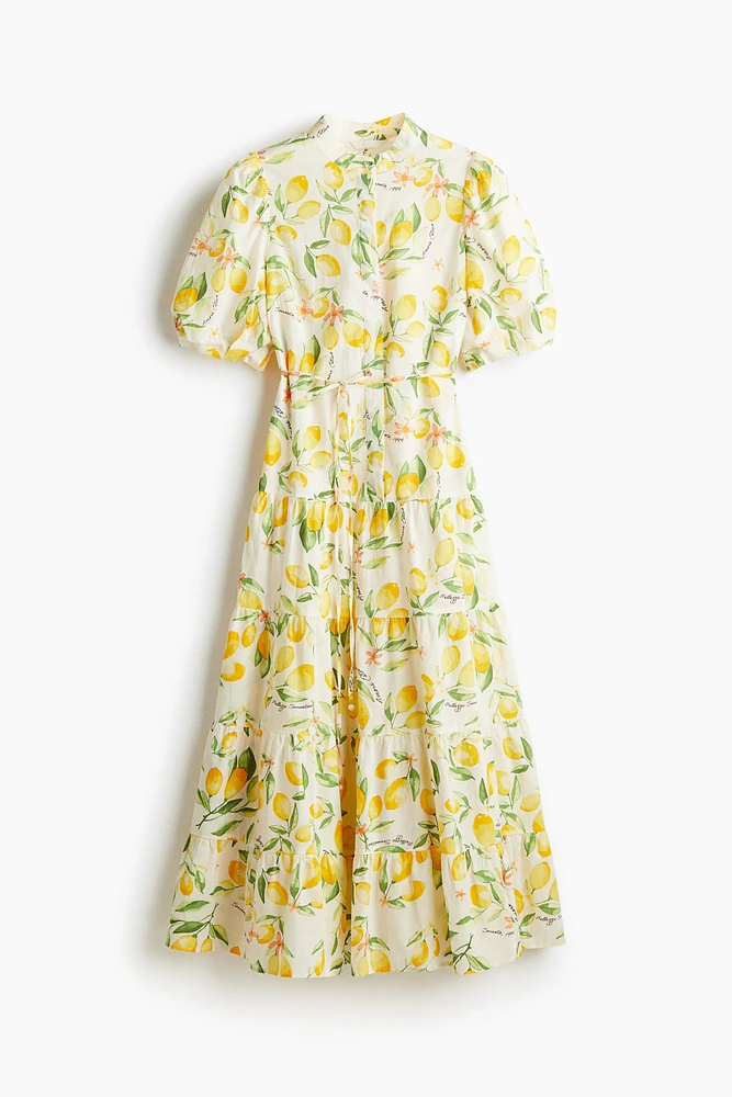 Robe longue en coton