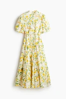 Robe longue en coton