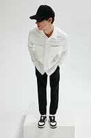 Regular Fit Textured Overshirt
