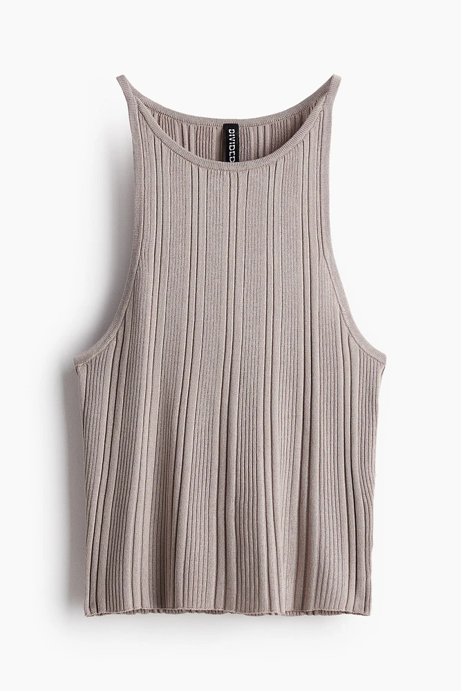 Rib-knit Tank Top