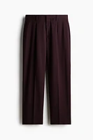 Relaxed Fit Suit Pants