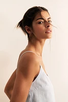 Linen-Blend Camisole Top