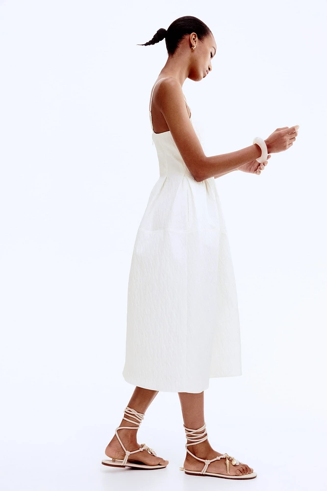 Jacquard-Weave Dress