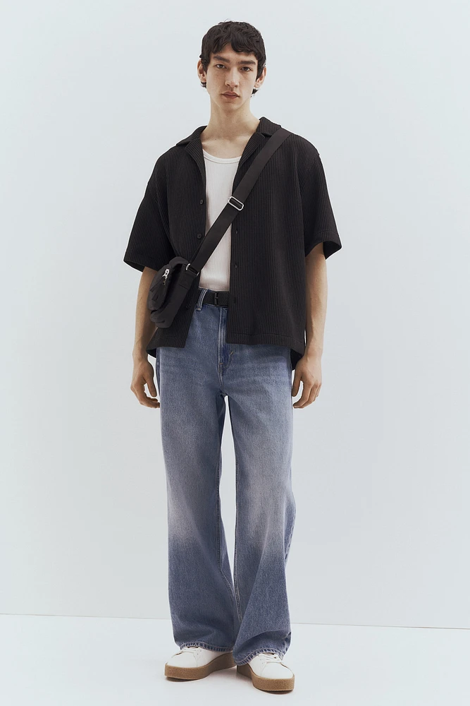 Loose Fit Ribbed Resort Shirt