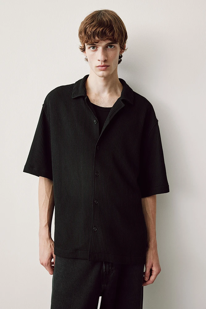 Loose Fit Ribbed Resort Shirt