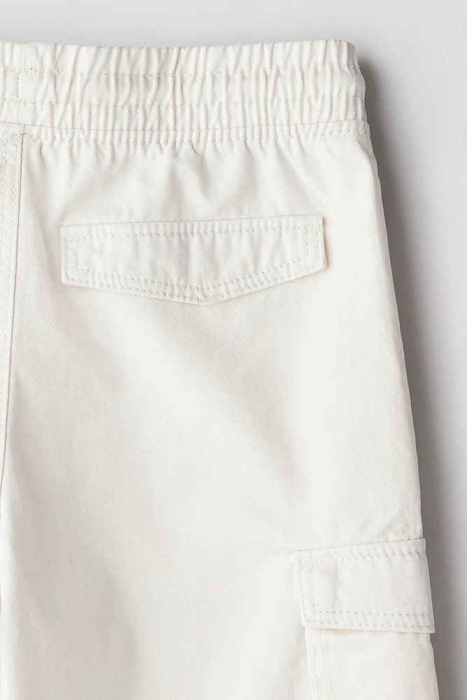 Twill Cargo Shorts