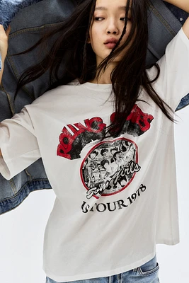 T-shirt ample imprimé