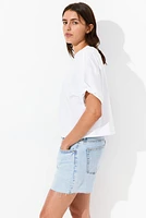 Skinny High Denim Shorts