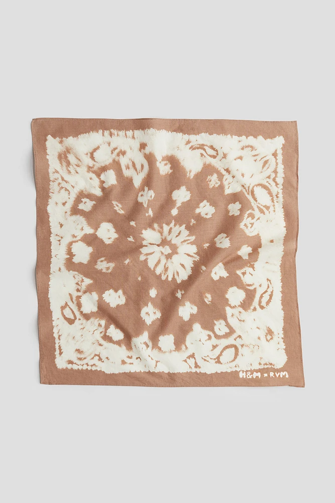 Patterned Cotton Scarf