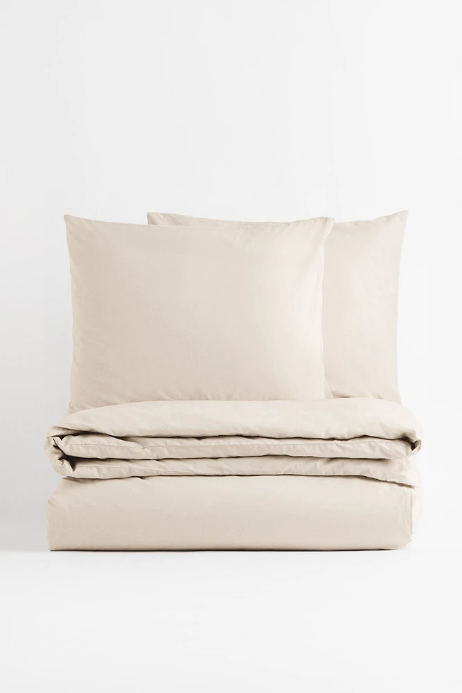 Enveloppe de couette lit double en coton