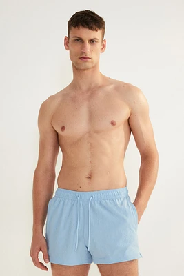 Seersucker Swim Shorts