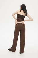 Wide-leg Dress Pants