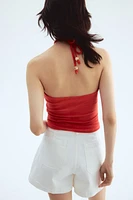 Terry Halterneck Top