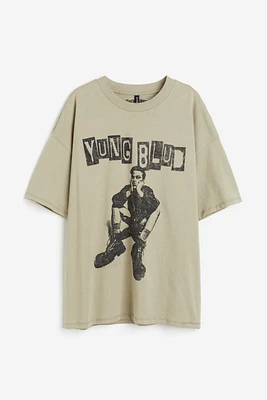 T-shirt grande taille imprimé