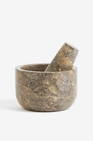 Marble Mortar and Pestle