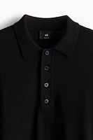 Regular Fit Fine-Knit Polo Shirt