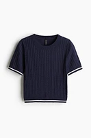 Cable-Knit Top