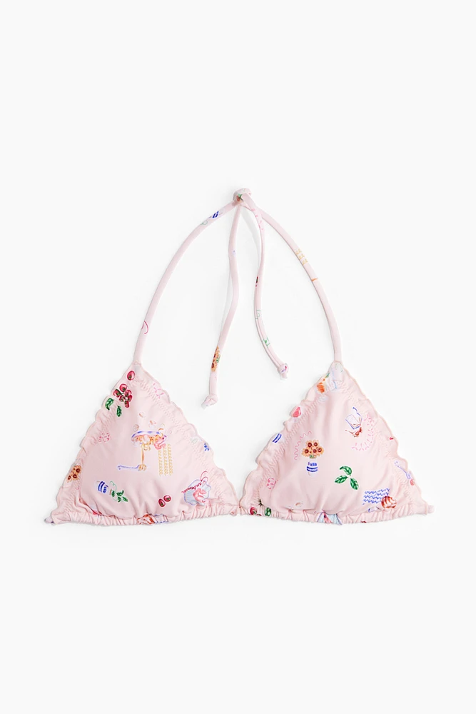 Haut de bikini triangle coussiné