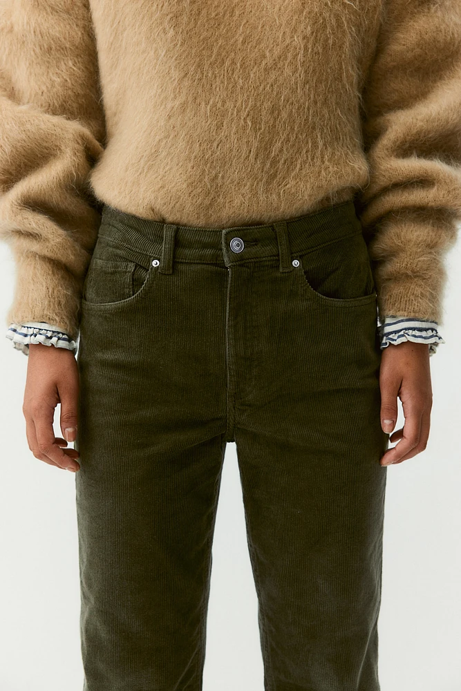 Pantalon en velours côtelé