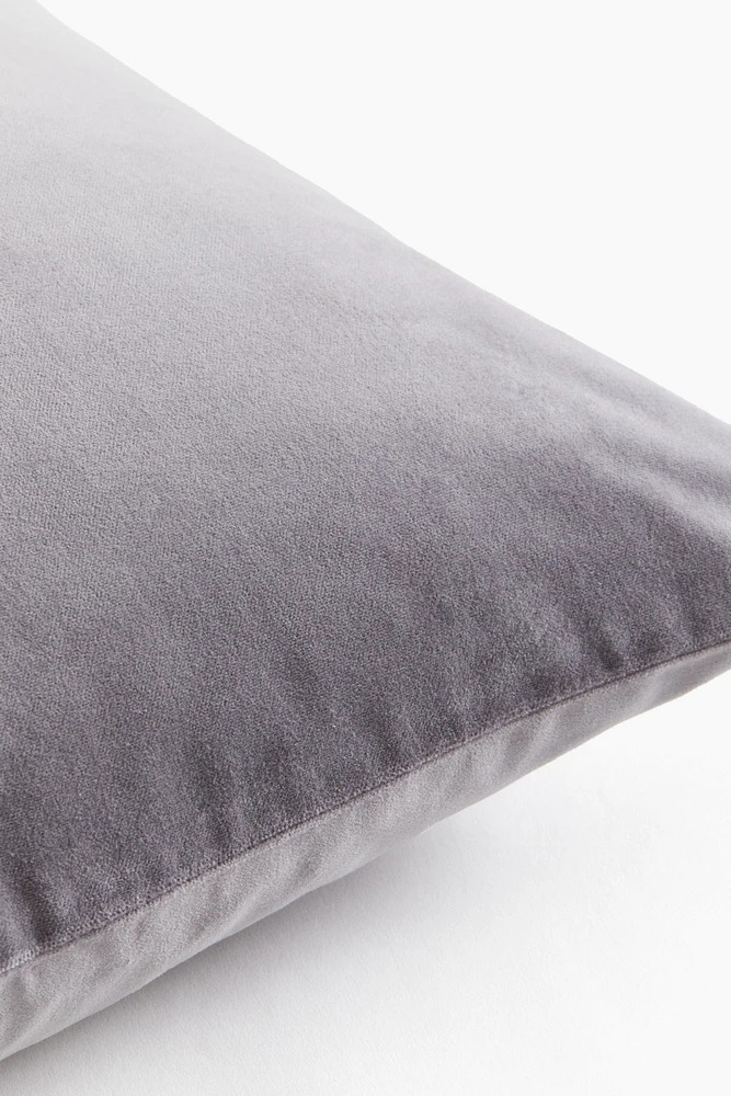Housse de coussin en velours