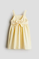 Tie-Detail Cotton Dress
