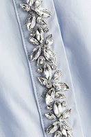 Rhinestone-Embellished Shirt