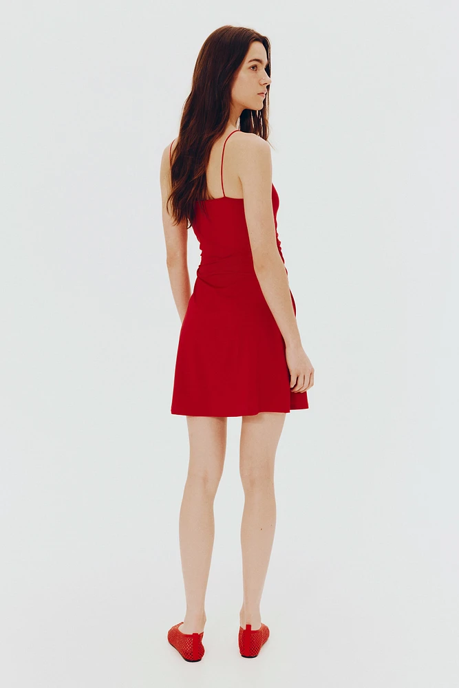 Draped Slip Dress