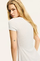 Pointelle-Jersey Dress