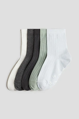 5-pack Non-slip Socks