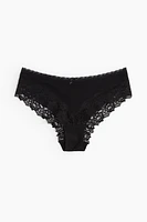 3-pack Lace-trimmed Hipster Briefs