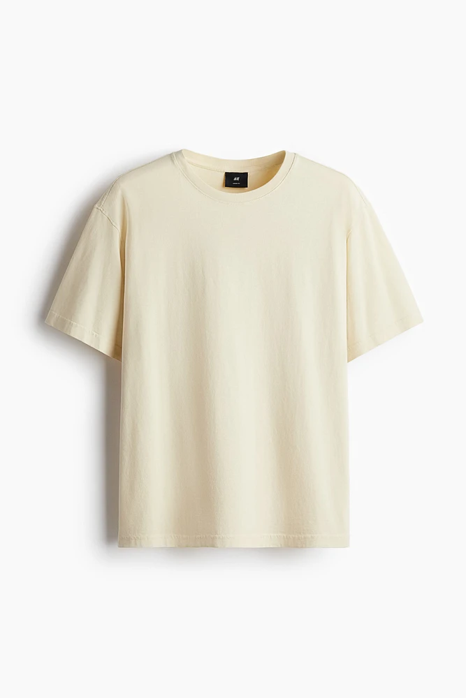 Loose Fit Washed-Look T-Shirt