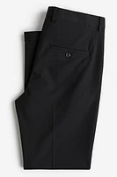 Slim Fit Cropped Suit Pants