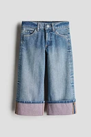 Wide-Leg Ankle Jeans