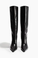 Knee-High Leather Boots