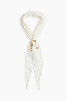 Embroidered Neck Scarf