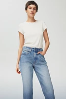 Straight High Cropped Jeans