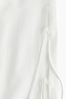 Tie-Detail Pull-On Pants