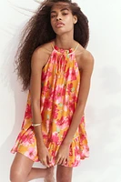 Robe sans manches à volant