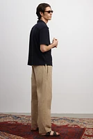 Relaxed-Fit Seersucker Pants