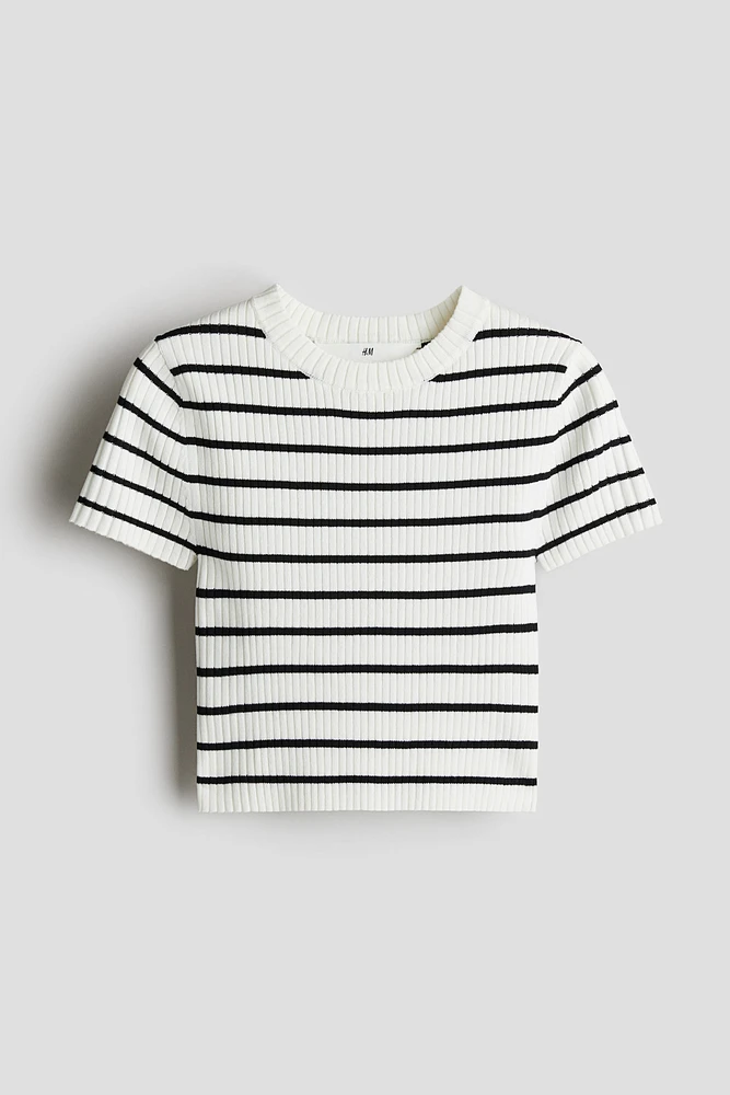 Rib-knit Top