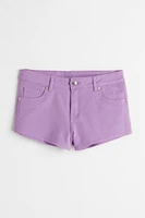 Low Waist Twill Shorts