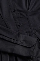 Tapered-waist Poplin Shirt