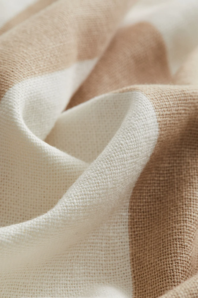 Linen-Blend Cushion Cover