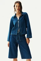 Veste à nouer en denim
