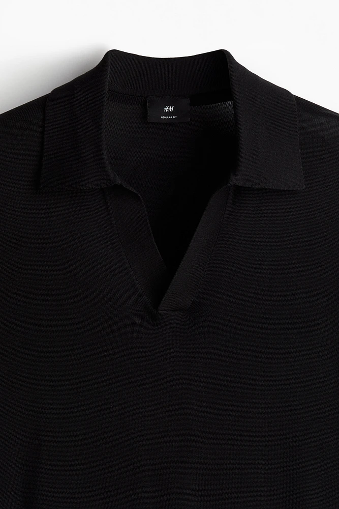 Polo classique en fin tricot