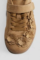 Flower-Detail Sneakers