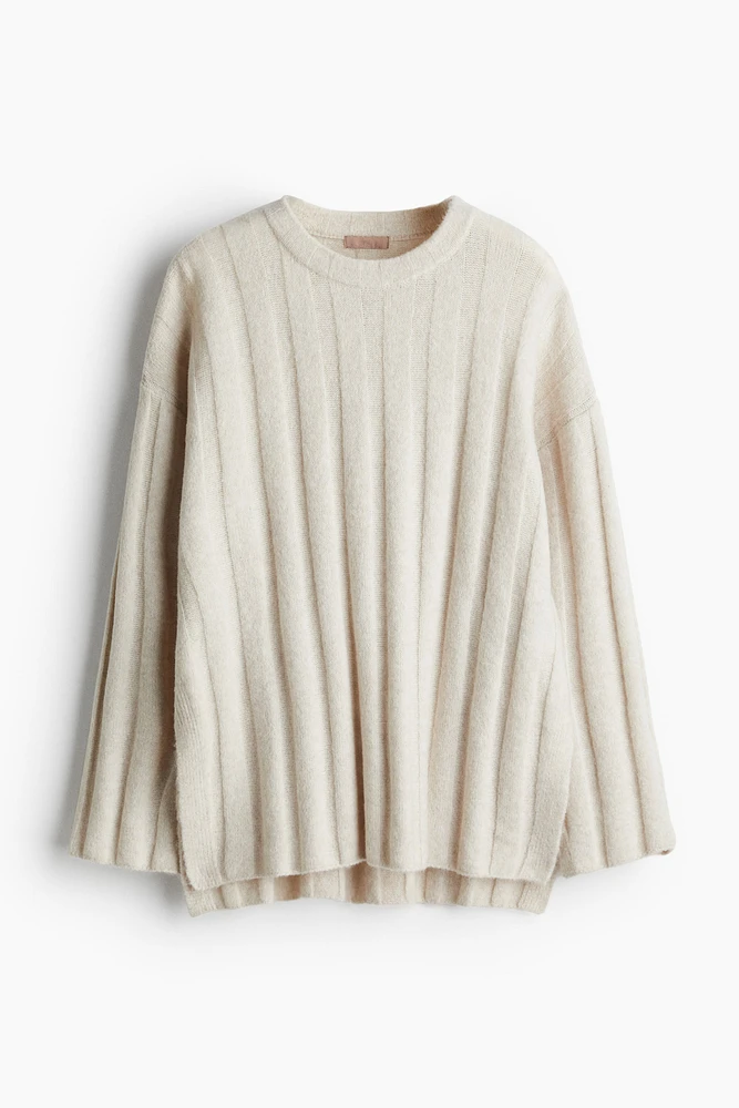Oversized Rib-knit Sweater